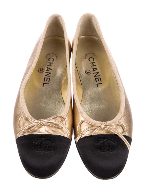 chanel flat ballet shoes